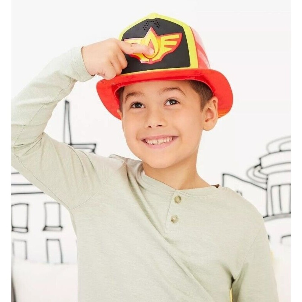 Disney Junior Firebuds Firefighter Hat, With Light And Sounds NEW IN BOX - Picture 6 of 7
